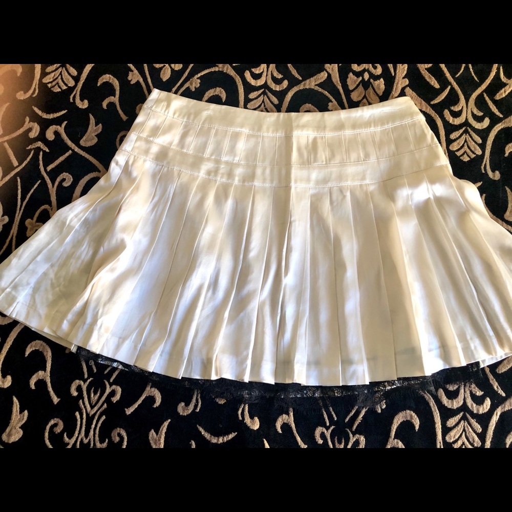 Bebe Pleated Mini Skirt